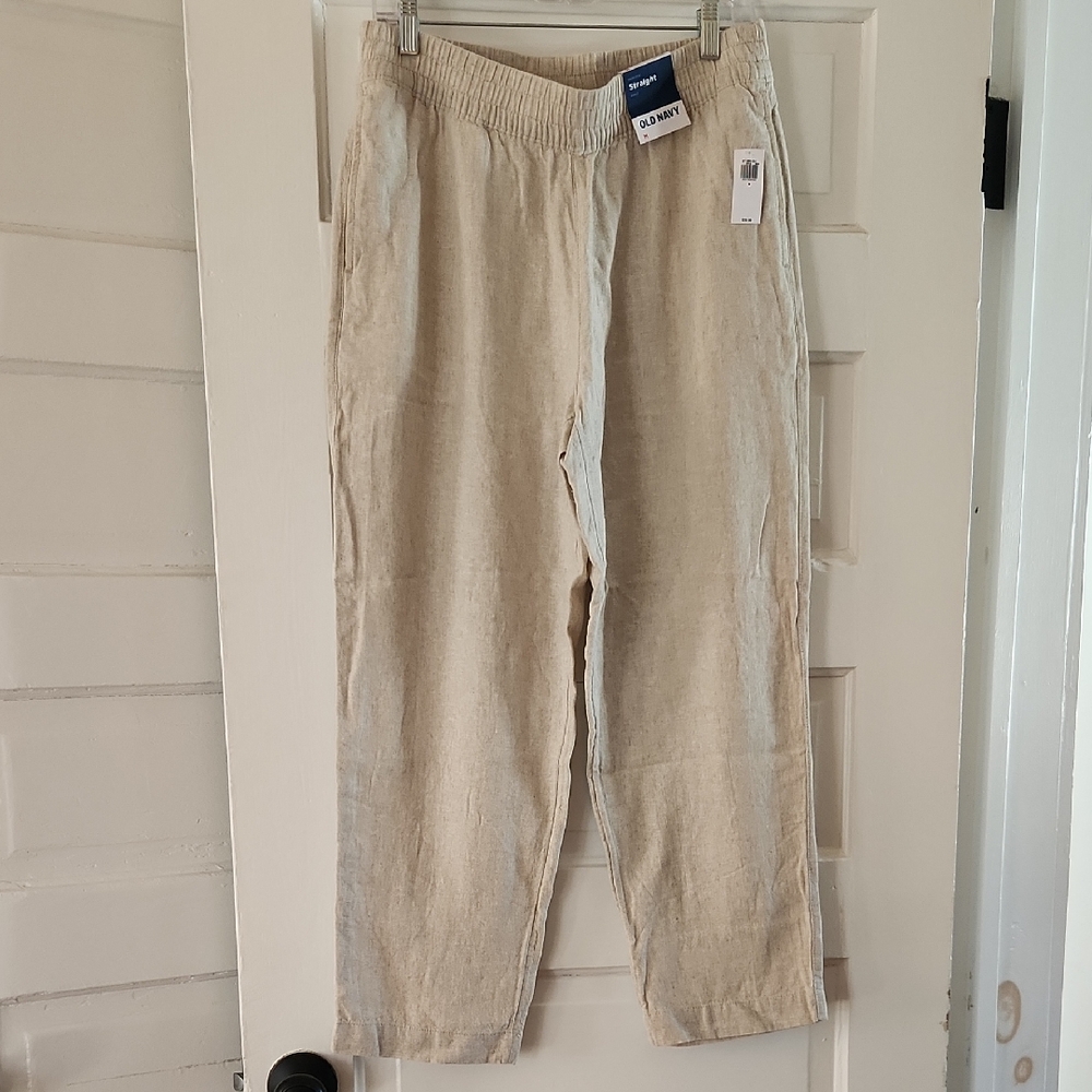 Old Navy Womens Linen Mid rise